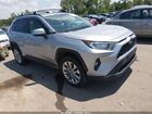 2019 Toyota Rav4 Xle Premium Серебряный vin: JTMA1RFV9KD024057