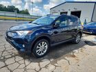 2017 Toyota Rav4 Hv Limited Blue vin: JTMDJREV3HD072757