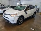 2017 Toyota Rav4 Xle White vin: JTMRFREV5HJ144728