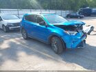 2016 Toyota Rav4 Hybrid Xle Blue vin: JTMRJREV0GD041454
