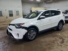 2016 Toyota Rav4 Hv Xle White vin: JTMRJREV9GD058768