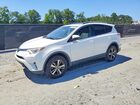 2017 Toyota Rav4 Xle White vin: JTMWFREV9HD096782