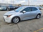 2019 Toyota Corolla Hatchback Se Silver vin: JTNK4RBE3K3060667