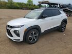 2022 Chevrolet Trailblazer Rs White vin: KL79MUSL6NB016397