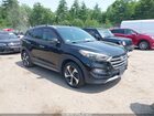 2017 Hyundai Tucson Limited Черный vin: KM8J3CA25HU303384