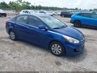 2016 Hyundai Accent Se Blue vin: KMHCT4AE9GU963385