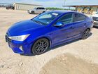 2019 Hyundai Elantra Sport Blue vin: KMHD04LB8KU871144