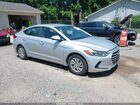 2017 Hyundai Elantra Se Silver vin: KMHD74LF1HU323669