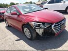 2017 Hyundai Elantra Se Red vin: KMHD74LF3HU172494