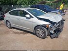 2017 Hyundai Elantra Se Silver vin: KMHD74LF7HU421427