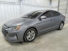2019 Hyundai Elantra Sel Silver vin: KMHD84LF0KU791980