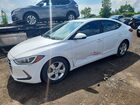 2017 Hyundai Elantra Se White vin: KMHD84LF1HU298544