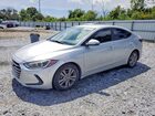 2017 Hyundai Elantra Se Silver vin: KMHD84LF2HU243360
