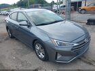 2019 Hyundai Elantra Sel Gray vin: KMHD84LF4KU872741