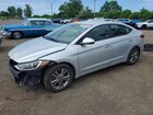 2017 Hyundai Elantra Se Silver vin: KMHD84LF5HU403215