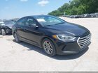 2018 Hyundai Elantra Sel Черный vin: KMHD84LF5JU489454