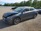 2018 Hyundai Elantra Sel Gray vin: KMHD84LF6JU699870