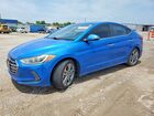 2017 Hyundai Elantra Limited Blue vin: KMHD84LFXHU359910