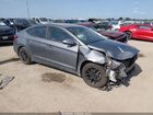 2019 Hyundai Elantra Sel Gray vin: KMHD84LFXKU797446