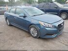 2016 Hyundai Sonata Hybrid Se Blue vin: KMHE24L10GA016274