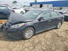 2016 Hyundai Sonata Hybrid Se Black vin: KMHE24L11GA039210