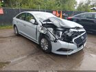 2016 Hyundai Sonata Hybrid Se Синий vin: KMHE24L12GA015255