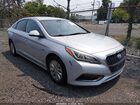 2017 Hyundai Sonata Hybrid Se Silver vin: KMHE24L31HA075661