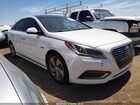 2016 Hyundai Sonata Hybrid Limited White vin: KMHE34L18GA034616