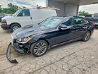 2016 Hyundai Genesis 3.8l Black vin: KMHGN4JE4GU129102
