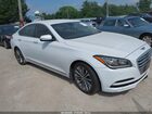 2016 Hyundai Genesis 3.8 White vin: KMHGN4JE7GU133421