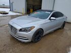 2016 Hyundai Genesis 3.8l Silver vin: KMHGN4JE8GU134822