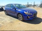 2019 Hyundai Elantra Gt   Blue vin: KMHH35LE3KU099970