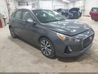 2018 Hyundai Elantra Gt   Gray vin: KMHH35LE5JU063003