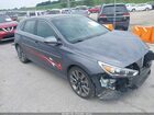 2018 Hyundai Elantra Gt Sport Gray vin: KMHH55LC3JU032308