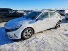 2021 Hyundai Elantra Essential 4d White vin: KMHLM4AG6MU161127