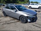 2021 Hyundai Elantra Sel Gray vin: KMHLM4AG8MU197353