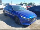 2021 Hyundai Elantra Sel Blue vin: KMHLS4AG9MU184794
