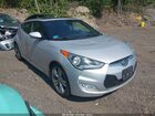 2016 Hyundai Veloster   Silver vin: KMHTC6AD0GU293227