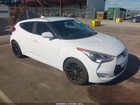 2017 Hyundai Veloster   White vin: KMHTC6AD7HU305536