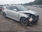 2016 Hyundai Veloster Turbo Silver vin: KMHTC6AE6GU252853