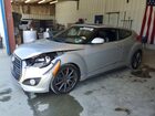2016 Hyundai Veloster Turbo Silver vin: KMHTC6AE7GU293427
