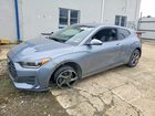 2019 Hyundai Veloster 2.0l Silver vin: KMHTG6AF1KU017962
