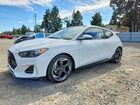 2021 Hyundai Veloster Turbo 1.6t White vin: KMHTH6AB5MU032347