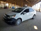 2016 Kia Rio Lx White vin: KNADM4A32G6559723
