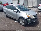 2016 Kia Rio Lx Silver vin: KNADM4A34G6663405