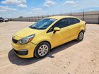 2016 Kia Rio Lx Yellow vin: KNADM4A37G6684071