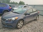 2016 Kia Forte Lx Blue vin: KNAFK4A67G5617209