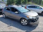 2016 Kia Forte Lx Gray vin: KNAFK5A89G5585404