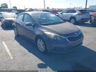 2016 Kia Forte Lx Gray vin: KNAFX4A69G5590256