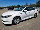 2016 Kia Optima Lx Белый vin: KNAGT4L34G5074065